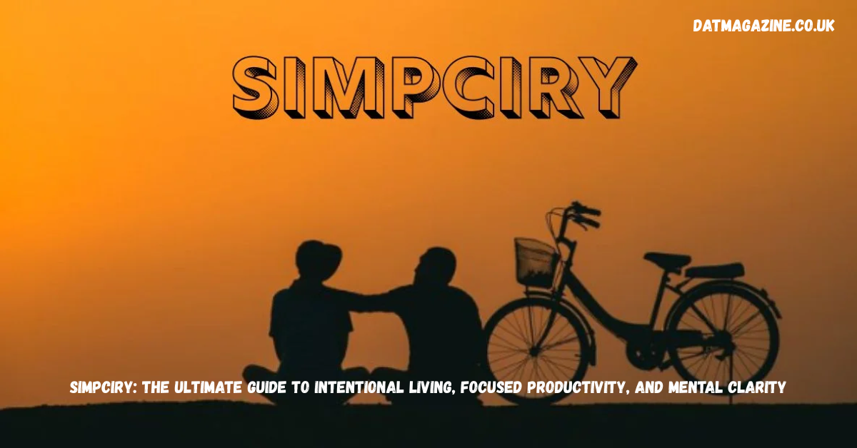 Simpciry: The Ultimate Guide to Intentional Living, Focused Productivity, and Mental Clarity in 22026