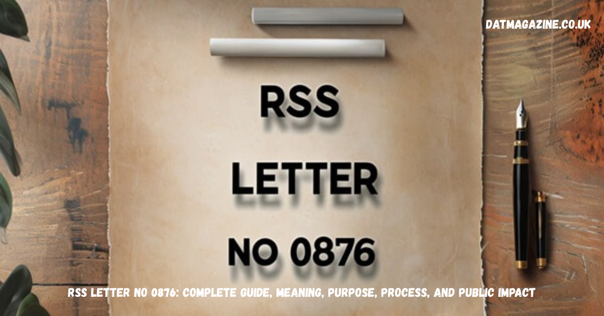 RSS Letter No 0876: Complete Guide, Meaning, Purpose, Process, and Public Impact in 2026