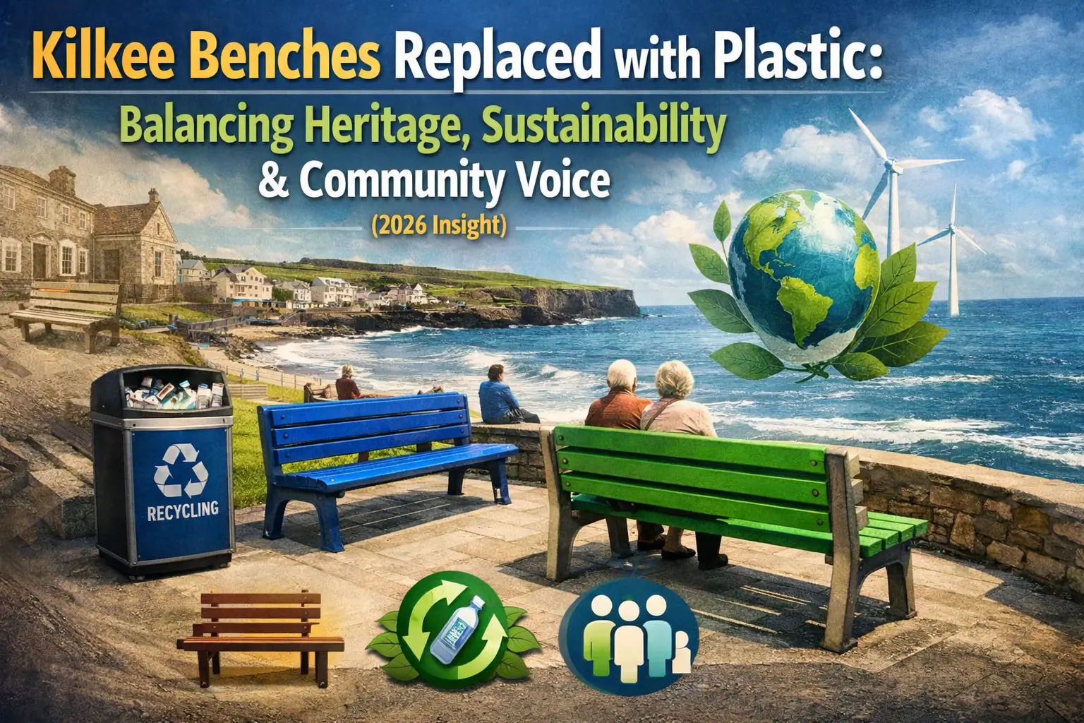 Kilkee Benches Replaced with Plastic: Balancing Heritage, Sustainability & Community Voice (2026 Insight)