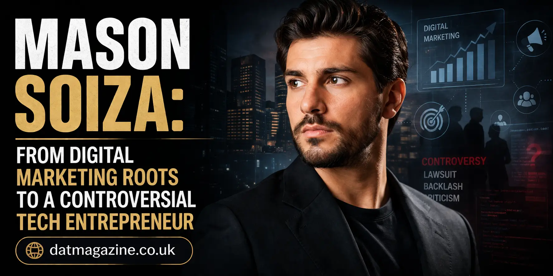 Mason Soiza: From Digital Marketing Roots to a Controversial Tech Entrepreneur