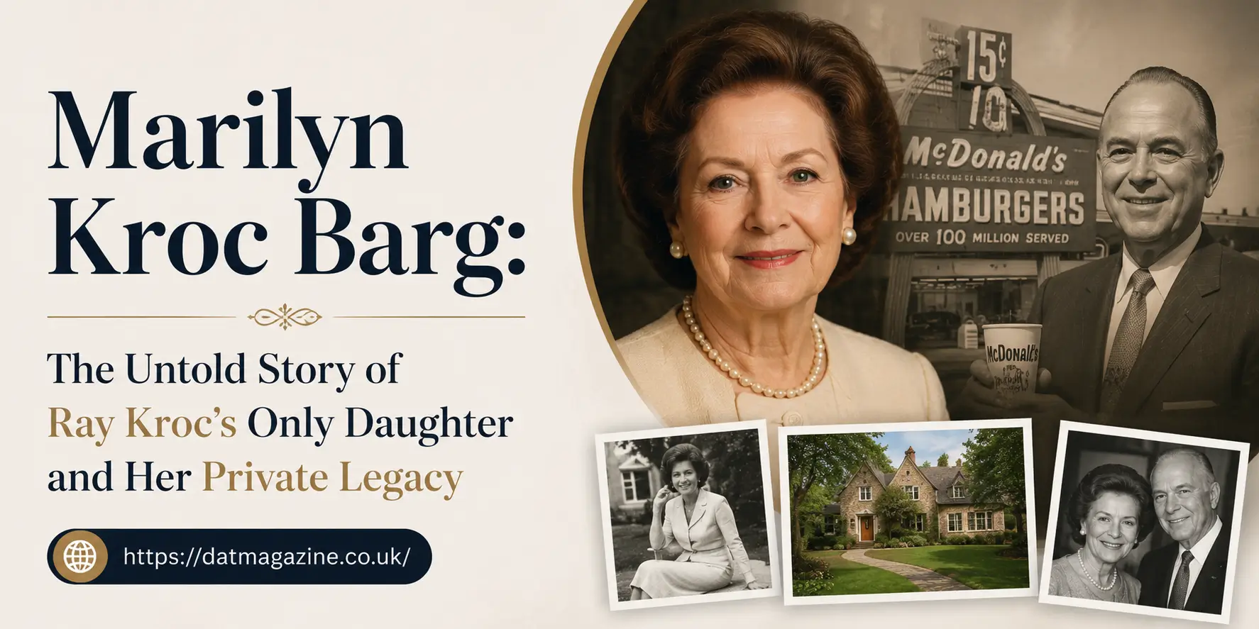 Marilyn Kroc Barg: The Untold Story of Ray Kroc’s Only Daughter and Her Private Legacy