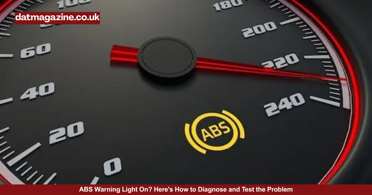 ABS Warning Light On? Here's How to Diagnose and Test the Problem